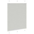 vidaXL plisovaná roleta svetlosivá 110x100 cm šírka látky 109,4 cm