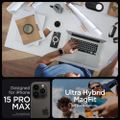 Spigen Ultra Hybrid Magsafe puzdro pre iPhone 15 Pro Max 6,7" biela