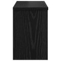 vidaXL Vešiak na stenu Nástenná montáž Čierny dub 50 x 20 x 30 cm