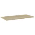 vidaXL Prídavné police 8 ks, dub sonoma 80x40x1,5 cm, drevotrieska