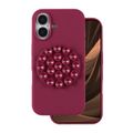 Puzdro Silicone Stick pre iPhone 16 6,1" bordová