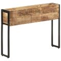 vidaXL Kvetináč 90x20x68 cm surové mangovníkové drevo