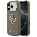 Guess Silicone Big 4G Script puzdro pre iPhone 17 Pro hnedá
