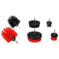 SIXTOL CAR DETAILING DRILL BRUSH 6, 6ks Sada kartáčov na vrtačku pre čistenie auta