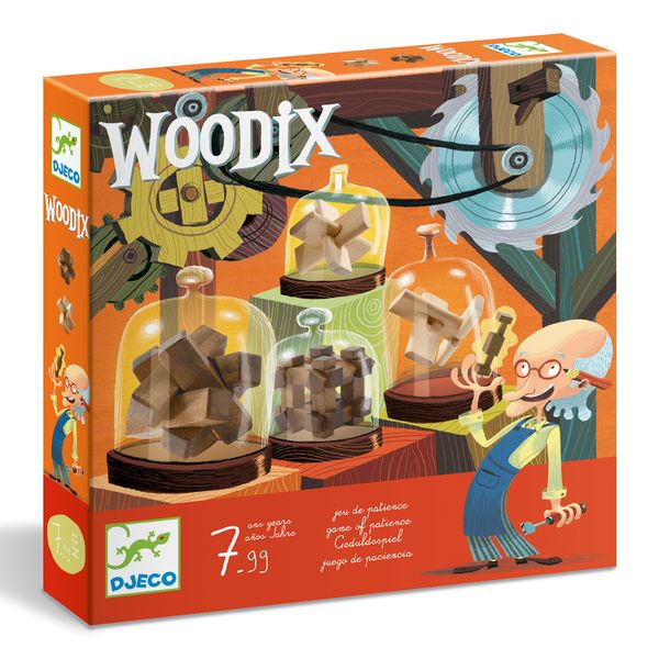 Súprava 6 hlavolamov Woodix