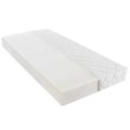 vidaXL Posteľ s matracom, hnedá, látka 160x200 cm
