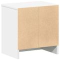 vidaXL Nočné stolíky 2 ks s zásuvkou biele 39x28x41 cm