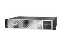 UPS (na montáž do racku) - AC 230 V - 800 watt - 1000 VA - 1 fáza - RS-232, USB - výstupné konektory: 6 - 2U - čierna - pre P/N: AR3003, AR3003SP, AR3006, AR3006SP, AR3103, AR3103SP, AR3106, AR3106SP, NBPD0150