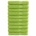 vidaXL Prémiové uteráky do sauny SOLUND 10 ks zelené 80x200cm 600 g/m2