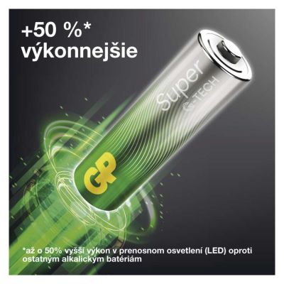 Alkalická batéria GP Super AA+AAA, 4032 ks