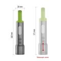 LED nabíjacie ručné kovové svietidlo, 600 lm, 1 200 mAh