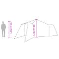vidaXL Tipi stan 8-miestny Zelená taft