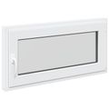 vidaXL Otočné a sklopné okno do suterénu RISOR 100 x 50 cm PVC a sklo