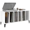 vidaXL Skrinka na platne biela 100x38x48 cm kompozitné drevo