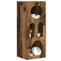 vidaXL Servírovacia skriňa ELST Staré drevo 40 x 35 x 100.5 cm
