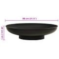 vidaXL Ohnisko 80 cm oceľ