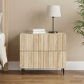 vidaXL Nočný stolík Dub sonoma 62 x 34,5 x 49,5 cm Kompozitné drevo