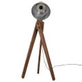 vidaXL Podlahová lampa 25 W starožitná strieborná 45x45x120 cm E27