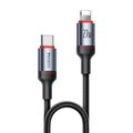 Yesido cable CA182 27W type-c/lightning 1.2m 3A čierny