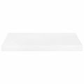 vidaXL Plávajúce nástenné police 4 ks, lesklé biele 50x23,5x3,8 cm, MDF
