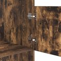 vidaXL Kuchynská skrinka na prádlo Dymová dub 50 x 68 x 102 cm
