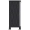 vidaXL Plastová skrinka 68x39x92 cm ratanový dizajn