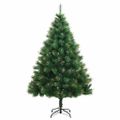 vidaXL Umelý výklopný vianočný stromček so stojanom 180 cm