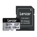 Karta pamäte Lexar High-Performance Silver Plus microSDXC 128GB + adaptér