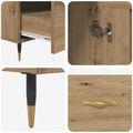 vidaXL Highboard Remeselný dub 69,5 x 31 x 115 cm Kompozitné drevo