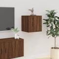 vidaXL Nástenné TV skrinky 2 ks hnedý dub sonoma 40x34,5x40 cm