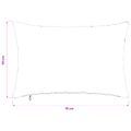 vidaXL Poťah na podložku 2 pcs HEERLEN Tmavosivá 50 x 70 cm Bouclé