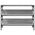 vidaXL Konzolový stolík sivý sonoma 100x32x75 cm kompozitné drevo