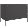 vidaXL TV skrinky 2 ks čierne 68x39x50,5 cm oceľ