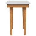 vidaxl Stolička k toaletke FAUSKE Biela 40 x 33 x 45 cm