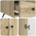 vidaXL Servírovacia skriňa Dub sonoma 66 x 34,5 x 95 cm