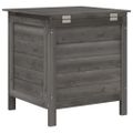 vidaXL Záhradný úložný box antracitový 50x49x56,5 cm jedľový masív