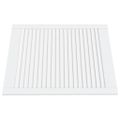 vidaXL Lamelové dvierka na skrinku, biele 69x59,4 cm, borovica
