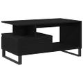 vidaXL Konferenčný stolík Čierny dub 90 x 49 x 45 cm Kompozitné drevo