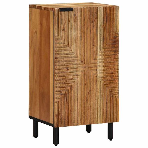 vidaXL Servírovacia skriňa Hnedá 40 x 33,5 x 75 cm Masívne mango drevo