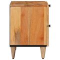vidaXL Nočný stolík 2 ks Prírodná 40 x 33 x 46 cm Masívne mango drevo