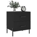 vidaXL Nočné stolíky 2 ks čierne 40x35x47,5 cm kompozitné drevo