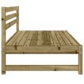 vidaXL Záhradné stredové pohovky 2 ks 120x80 cm impregnovaná borovica