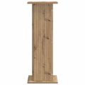 vidaXL Stojan na rastliny 2 ks Dub artisan 30,5 x 30 x 80,5 cm