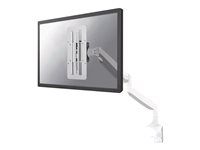 Upevňovací komponent (nastaviteľný výškový nadstavec) - pre LCD displej - strieborná - veľkosť obrazovky: 10"-27"
