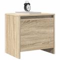 vidaXL Nočné stolíky 2 ks, dub sonoma 45x34x44,5 cm, kompozitné drevo