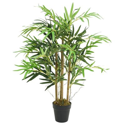 vidaXL Umelý bambusový strom 500 listov 80 cm zelený