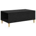 vidaXL Konferenčný stolík Čierny dub 90 x 50 x 35 cm Kompozitné drevo