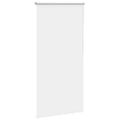 vidaXL Roleta Zatemnenie biela 80x130cm Šírka látky 75,7cm Polyester
