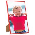 vidaXL Fotorámiky na stenu alebo stôl 5 ks červené 13x18 cm MDF