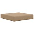 vidaXL Vankúš na vonkajšiu pohovku Polyester Sivohnedá 50,5 x 50,5 cm